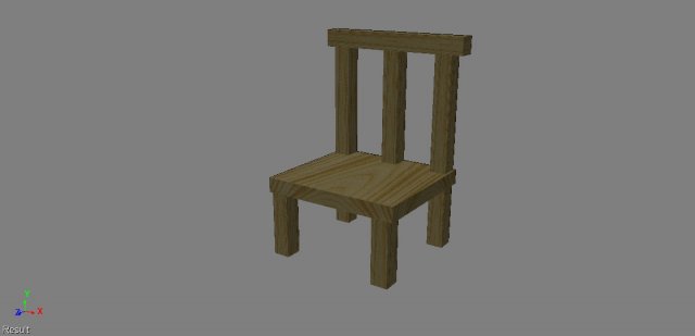 chair 3D Model .c4d .max .obj .3ds .fbx .stl .blend 