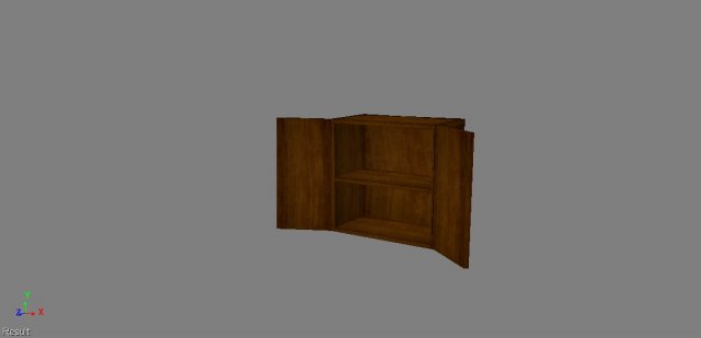 cupboard 3D Model .c4d .max .obj .3ds .fbx .stl .blend 