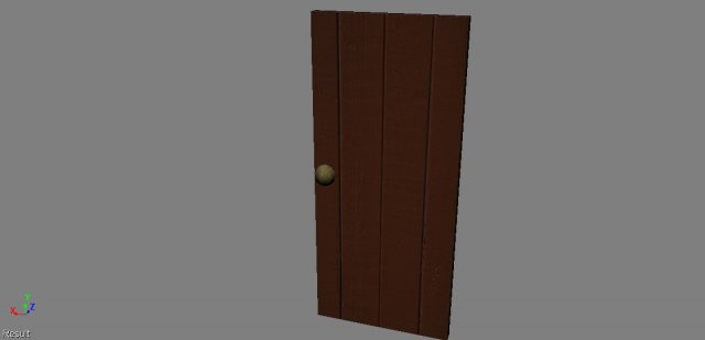 door 3D Model .c4d .max .obj .3ds .fbx .stl .blend 
