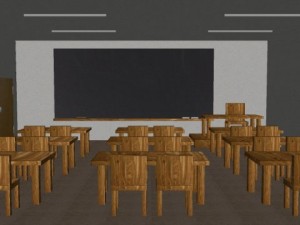 classroom 3D Model