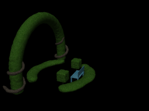 garden package Model 3D