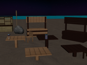 beach package 1 3D Model