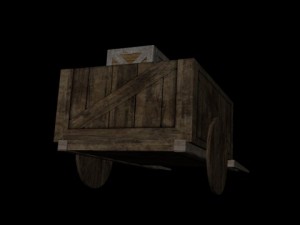 cart Modello 3D