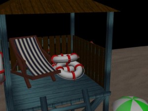 beach package 2 3D Model