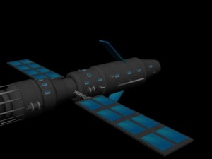 satellite 3D Model