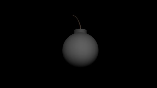 bomb 3D Model .c4d .max .obj .3ds .fbx .stl .blend 