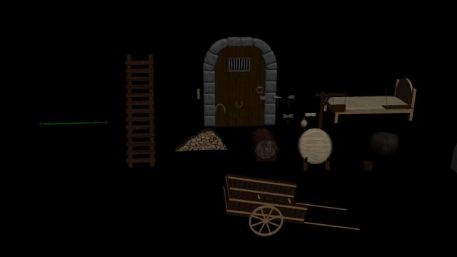 medieval package 1 3D Model .c4d .max .obj .3ds .fbx .stl .blend 