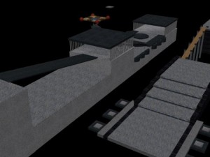 ancient temple scene Model 3D
