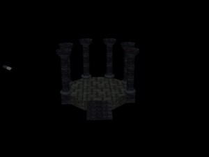 ancient temple scene 3D Model