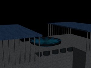 ancient temple scene 3D Model