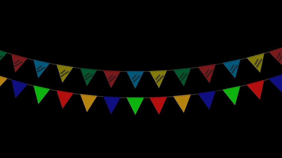 party decoration 3D Model .c4d .max .obj .3ds .fbx .stl .blend 