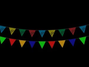 decorazione della festa Modello 3D