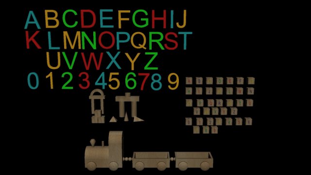 toy package 1 3D Model .c4d .max .obj .3ds .fbx .stl .blend 