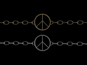 peace bracelet Model 3D