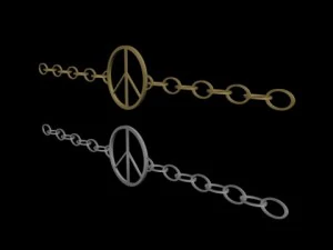 peace bracelet 3D Model