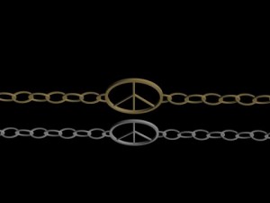 peace bracelet 3D 모델