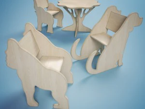 zestaw dla dzieci Model 3D