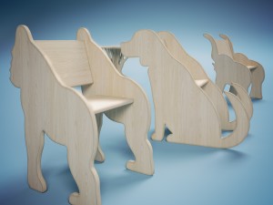 set for children 3D Model