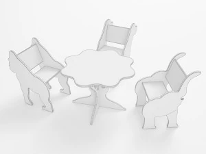 set for children 3D Model