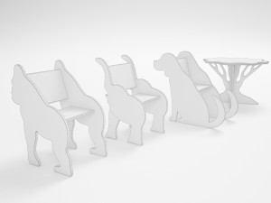 set for children 3D Model
