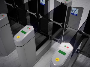 metro turnstile Model 3D