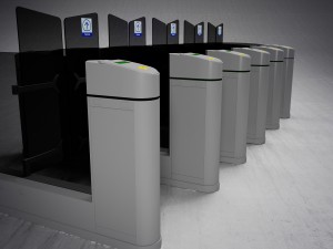 metro turnstile 3D 모델