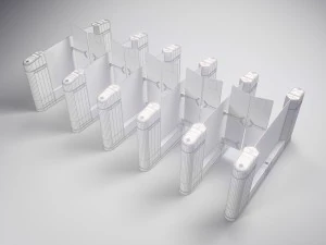metro turnstile 3D Model
