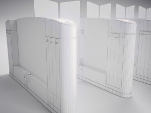 metro turnstile 3D 모델