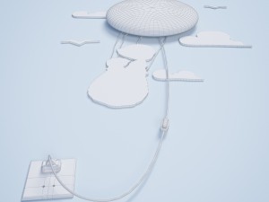 cats journey night light lamp diy 3D Model