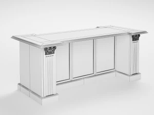 kitchen-office table 3D Model