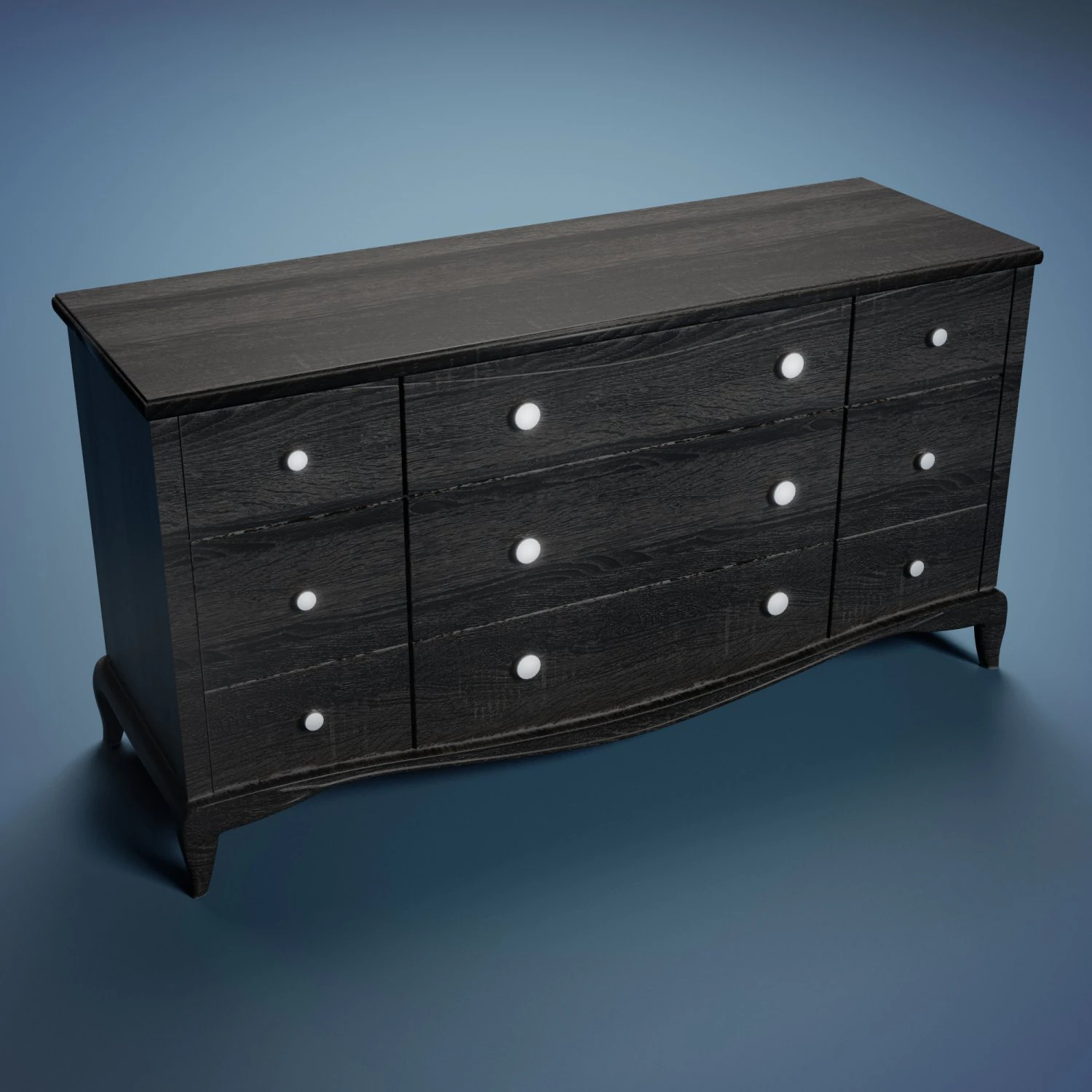 chest of drawers for bedroom 3D Model .c4d .max .obj .3ds .fbx .stl .blend 