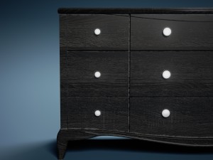 chest of drawers for bedroom 3Dモデル