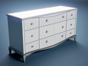 chest of drawers for bedroom 3Dモデル