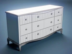 chest of drawers for bedroom 3D Model