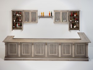 bar restaurants Modello 3D