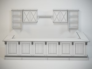 bar restaurants Modello 3D
