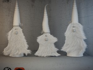 christmas gnomes 3D 模型