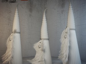 christmas gnomes 3D 模型