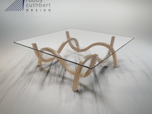 contour coffee table 3D Model