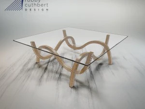 轮廓咖啡桌 3D 模型