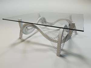 contour coffee table 3D Model