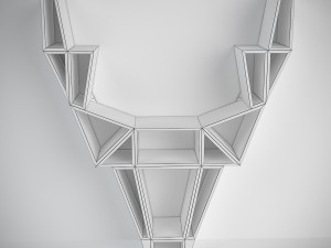 bookshelf deep 3D Модель