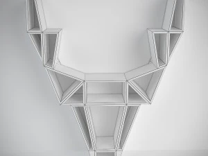 bookshelf deep 3D Model