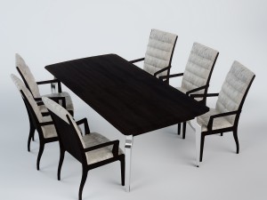 donghia dinning group 3D Model