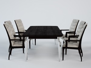 donghia dinning group 3D Модель
