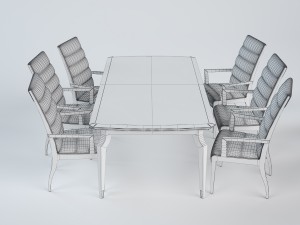 donghia dinning group 3D Модель