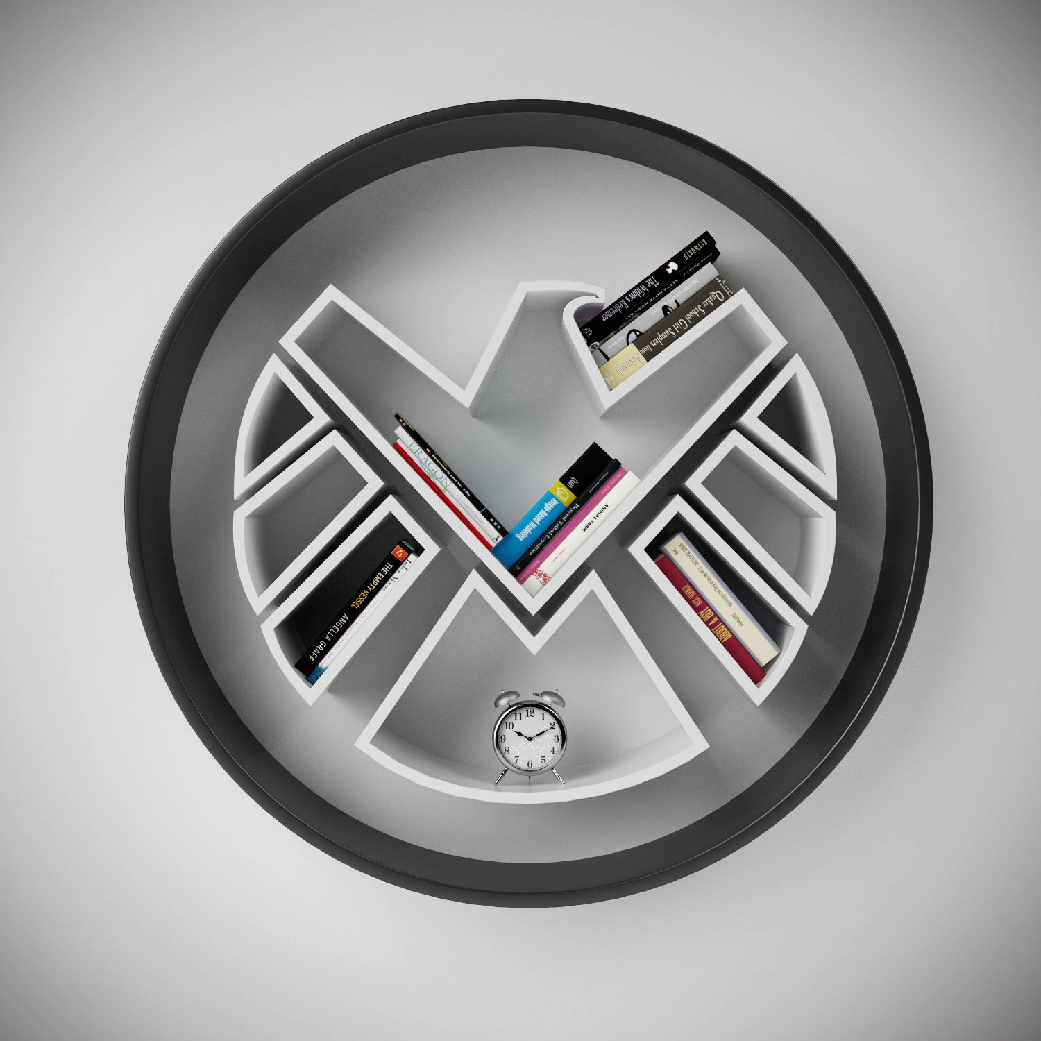 bookshelf marvel 3D Model .c4d .max .obj .3ds .fbx .stl .blend 
