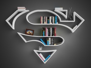 Superman shelves 3D Model