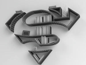 Superman shelves 3D Model