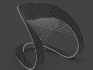 carnaval chair 3D Model
